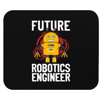 Discover Robot Robotics Engineer Boy Girl Mouse Pads