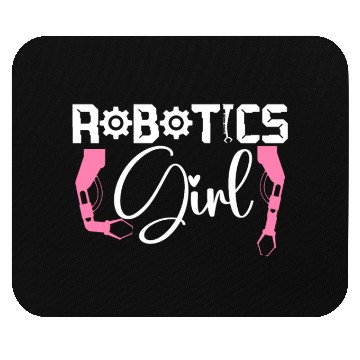 Discover Robot Robotics Engineer Female Mouse Pads