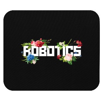 Discover Robot Robotics Engineer Flower Mouse Pads