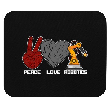 Discover Robot Robotics Engineer Female Mouse Pads