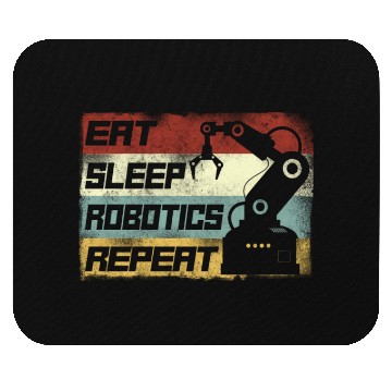 Discover Robot Robotics Engineer Retro Mouse Pads