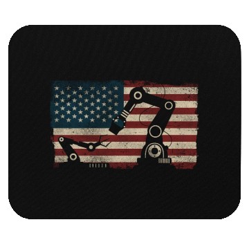 Discover Robot Robotics Engineer American Mouse Pads