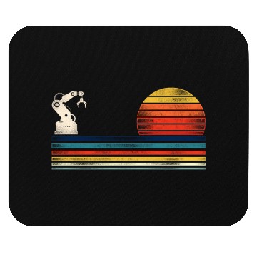 Discover Robot Robotics Engineer Retro Mouse Pads