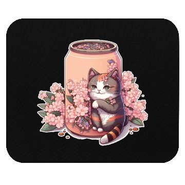 Discover Anime cat Mouse Pads