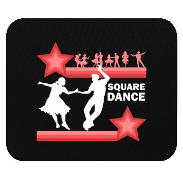 Discover Western Traditional Square Dance Retro Dancing Mouse Pads