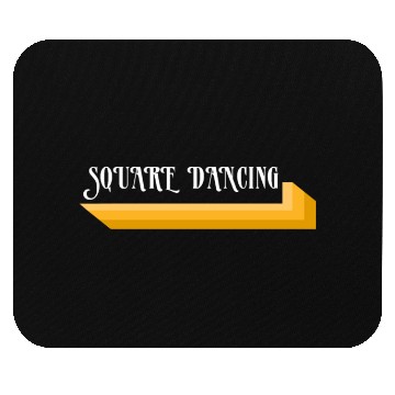 Discover Square Dancing Retro Square Dance Western Music Mouse Pads