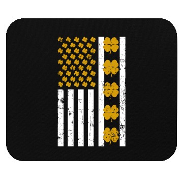 Discover United States Shamrock St. Patrick's Day Mouse Pads