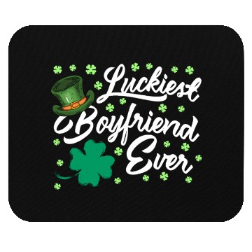 Discover Luckiest Boyfriend Ever Valentine's Day Mouse Pads