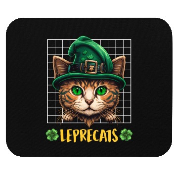 Discover St. Patrick's Day cats leprecats kittens Mouse Pads