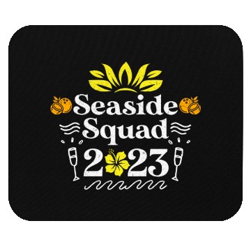 Discover Seaside Squad 2023 Summer Vacation Spring Break Mouse Pads