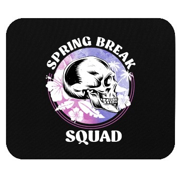 Discover Spring Break Squad Summer Vacation Spring Break Mouse Pads