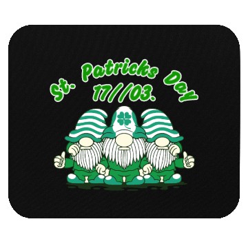 Discover Happy St. Patrick's Day Leprechauns Mouse Pads