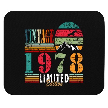 Discover Awesome Since 1978 Birthday Mouse Pads