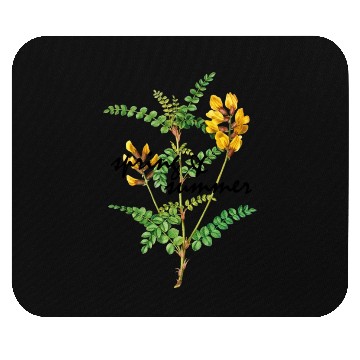 Discover yellow flower Mouse Pads