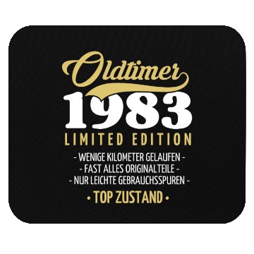 Discover 40th Birthday Vintage 1983 Mouse Pads
