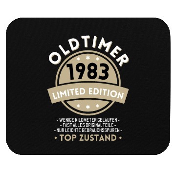 Discover 40th Birthday Vintage 1983 Mouse Pads