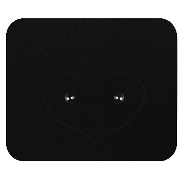 Discover Cute Easter Bunny Heart As Color In Easter Mouse Pads