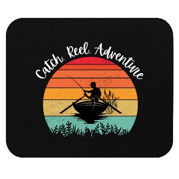 Discover Catch, Reel, Adventure Mouse Pads