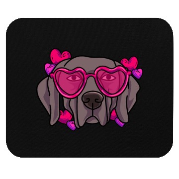 Discover I Love My Weimaraner Mouse Pads