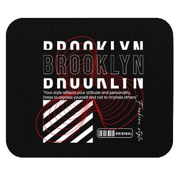 Discover Brooklyn Cool Mouse Pads