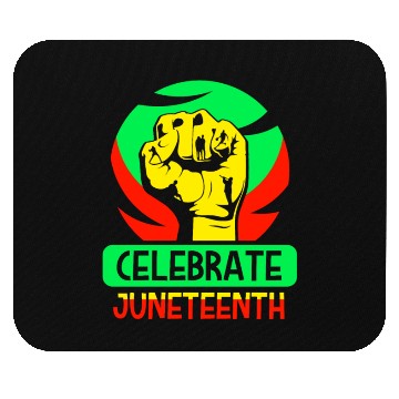 Discover Celebrate Juneteenth 1865 African Black American Mouse Pads