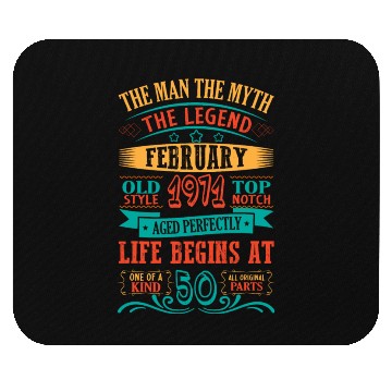 Discover The man the myth the legend Mouse Pads