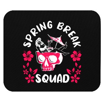 Discover Spring Break Squad Summer Vacation Spring Break Mouse Pads