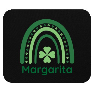 Discover Margarita Clover Charm Boho Rainbow Mouse Pads
