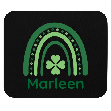 Discover Marleen Clover Charm Boho Rainbow Mouse Pads
