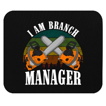 Discover chainsaw Lumberjack Mouse Pads