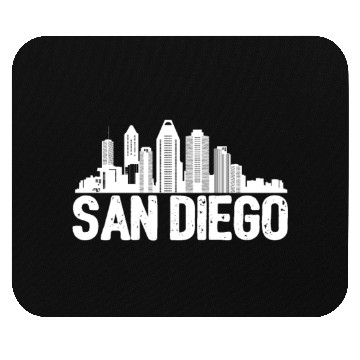 Discover San Diego Skyline Mouse Pads