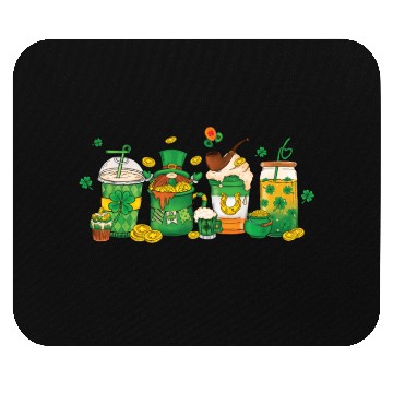 Discover St Patricks Day with Gnome Coffee Lover Mouse Pads