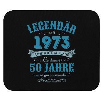 Discover 50th Birthday Vintage 1973 Mouse Pads