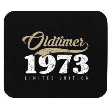 Discover 50th Birthday Vintage 1973 Mouse Pads
