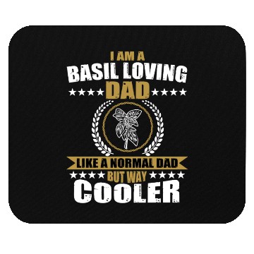 Discover Funny Basil Lover Dad For Men Mouse Pads