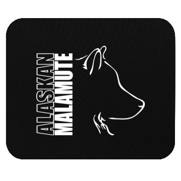 Discover Alaskan Malamute Profile dog mom Mouse Pads