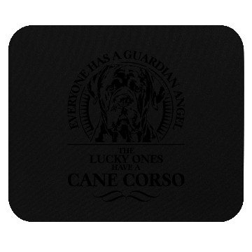 Discover Proud Cane Corso Guardian Angel dog quote Mouse Pads
