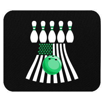 Discover Bowling St Patrick s Day Irish American Flag Mouse Pads