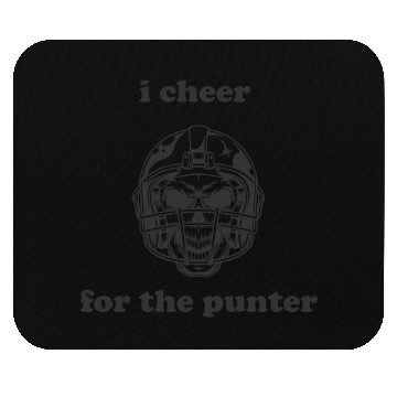 Discover i cheer for the punter Mouse Pads