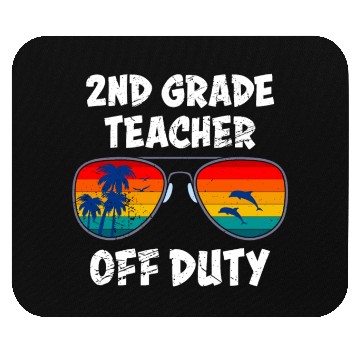 Discover Second grade class teacher off duty school teacher Mouse Pads