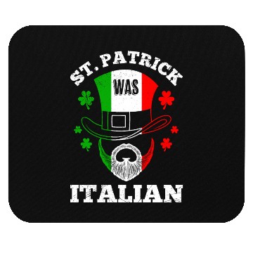 Discover St Patrick was Italian St Patrick's Day Ireland Mouse Pads