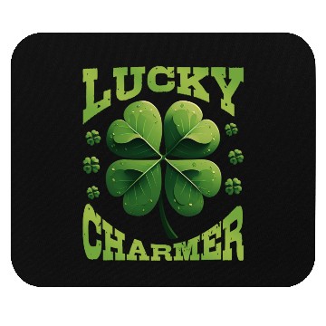 Discover Lucky Charmer Shamrock St Patrick's Day Mouse Pads