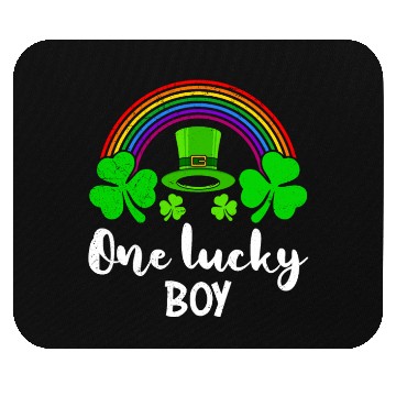 Discover One Lucky Boy St Patrick's Day Mouse Pads
