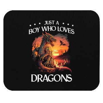 Discover Mythical Creature Dragons Gift Men Dragon for a Mouse Pads