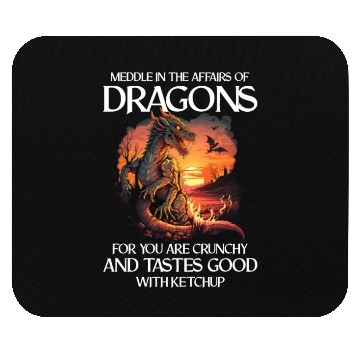 Discover Mythical Creature Dragons Gift Men Dragon for a Mouse Pads