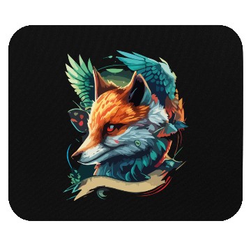 Discover fox head Mouse Pads