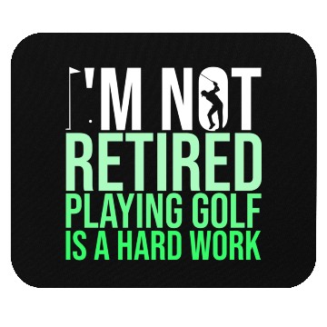 Discover Golf Retirement Gift Mouse Pads