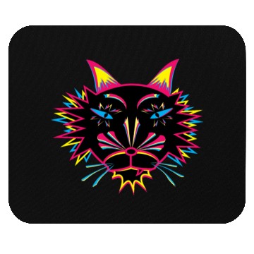 Discover Cat Face Mouse Pads