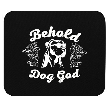 Discover cool dog god Mouse Pads