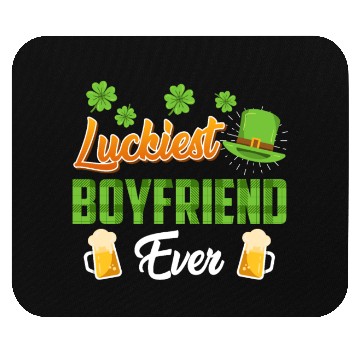 Discover Luckiest Boyfriend Ever St. Patrick's Day Mouse Pads